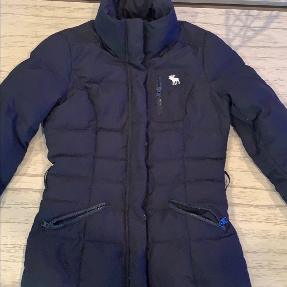 Abercrombie down Navy coat